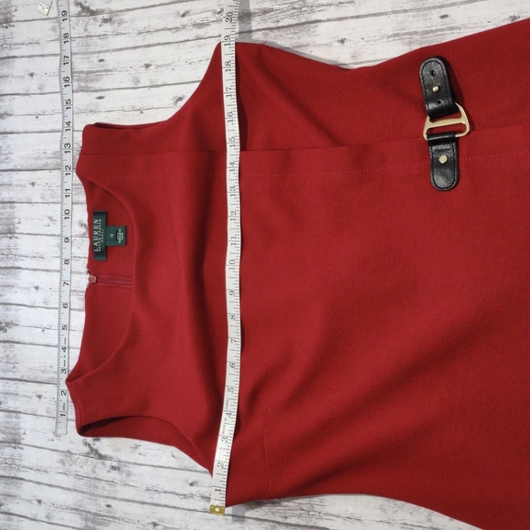 Ralph Lauren Red Sleeveless Dress - Picture 6 of 13